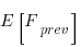 E[F_{prev}]