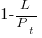 1-L/{P_t}