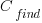 C_{find}