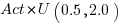 Act*U(0.5, 2.0)